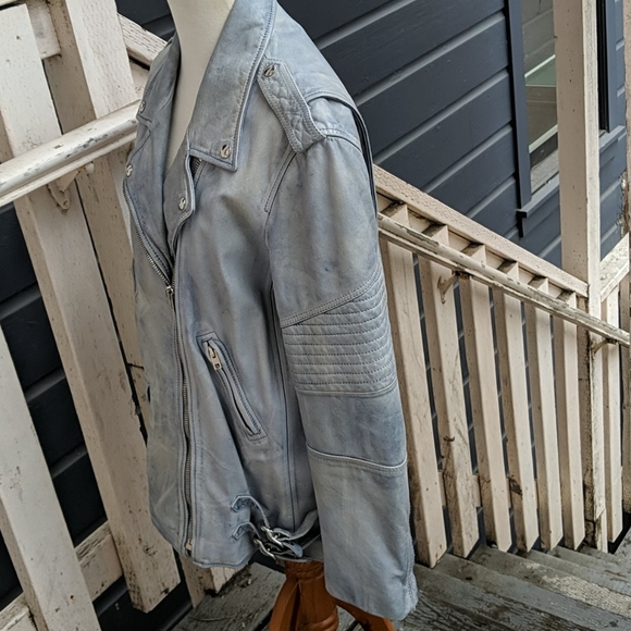 Alexander Wang Leather Moto Jacket, size 8 - Picture 3 of 9